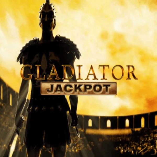 Gladiator Jackpot slot logo by Playtech at DynaBet Casino