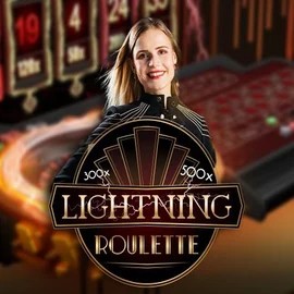 Lightning Roulette game by Evolution – logo hosted on DynaBet Casino