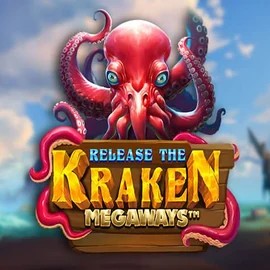 Release the Kraken Megaways online game logo by Pragmatic Play on dynabet-online.com